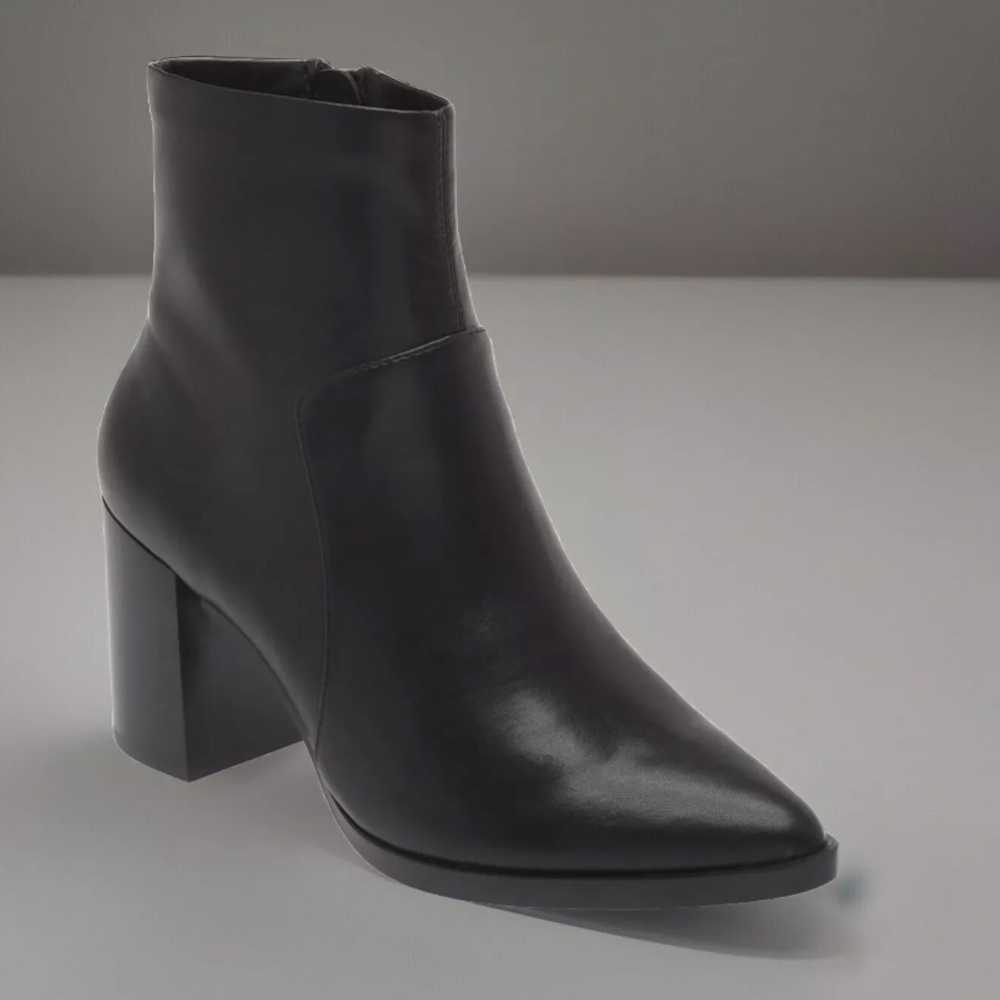 Jeffery Campbell Leather Duncann Boots Black Sz 9.5 New $165